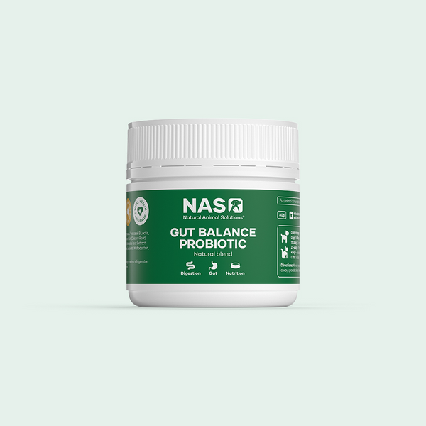 NAS GUT BALANCE PROBIOTIC 80G-NATURAL ANIMAL SOLUTIONS