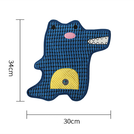 Pet toy pad, squeaky playing pad for pet - Crocodile