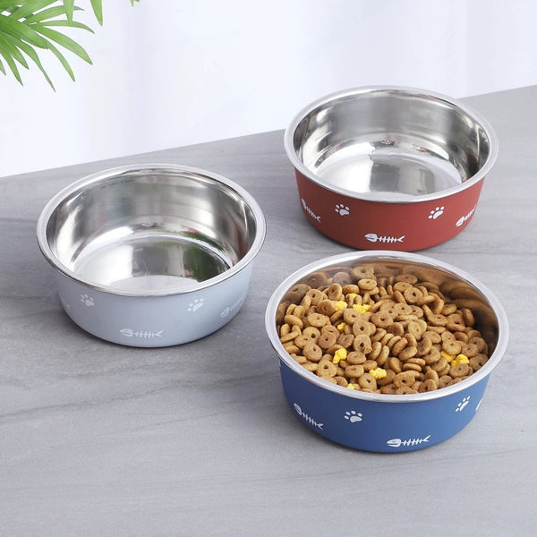 Stainless pet bowl