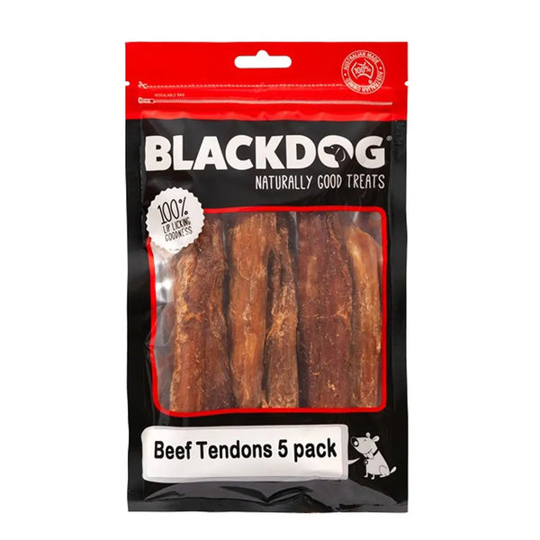 Blackdog Beef Tendons - 5 Pack