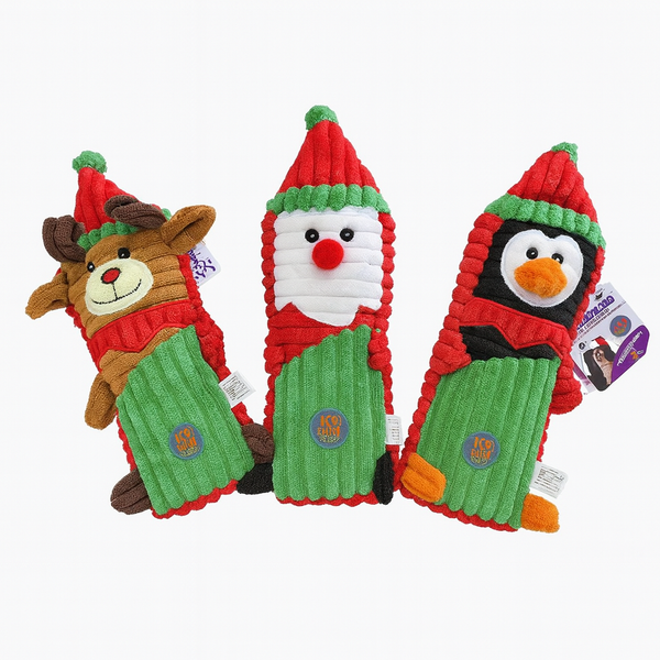 Christmas Penguin Plush Squeaky Dog Toy