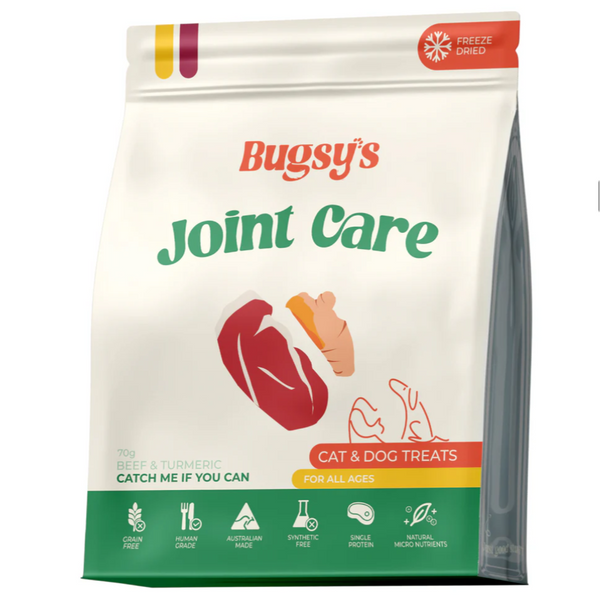 BUGSY'S Functional Dog Treats (Beef Tendon with Turmeric) 70G
