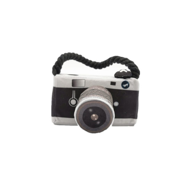 Camera Pet Plush Toy, with squeaky sounds