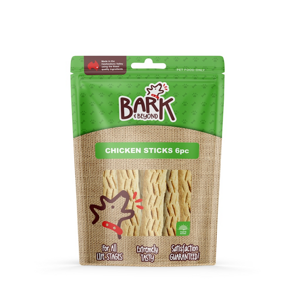 Chicken Sticks 6pcs-BARK & BEYOND