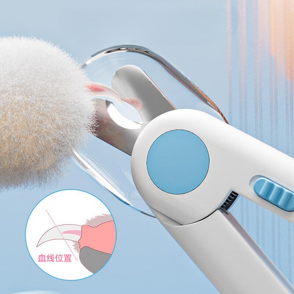 Nail Clippers With LED Light – Pet Nail Trimmer for Cats, Dogs, Rabbits & Small Animals （PINK）