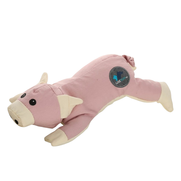 OH NATURELLE COUNTRY Pig Plush Dog Toy