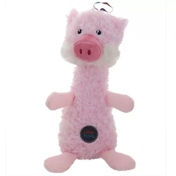 Pink Piggy Dog Plush Toy – Cute, Squeaky & Durable