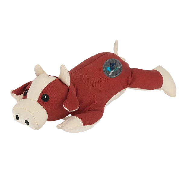 OH NATURELLE COUNTRY Milk Cow Plush Dog Toy