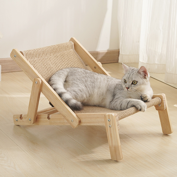 Sisal Cat Scratcher Lounge Chair Cat Bed Cat Sofa Hammock Cradle Bed Summer Cat Tree Pet Toy