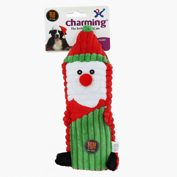 Santa Claus Plush Squeaky Dog Toy