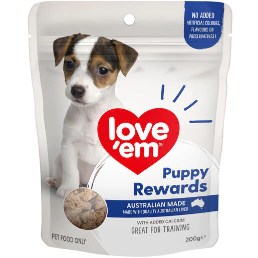 Puppy Rewards Dog Treats 200g-love'em