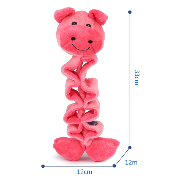 Z sharp piggy plush squeaky pet toy,dog toy