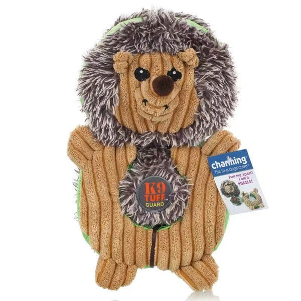 Plush IQ training Toys,  pet toy with squeaky sounds - Hedgehog