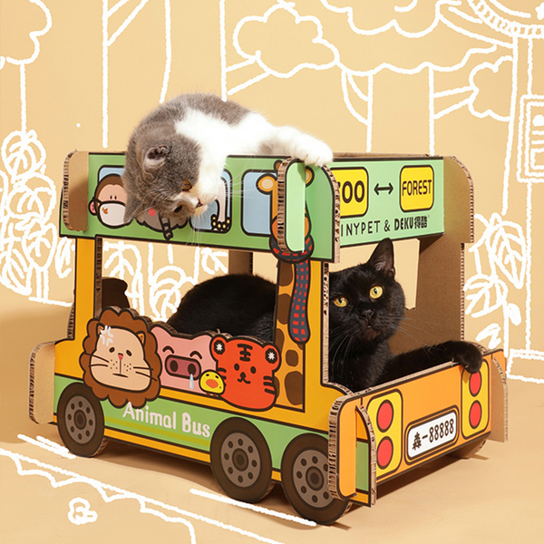 Animal Bus Cat Scratch