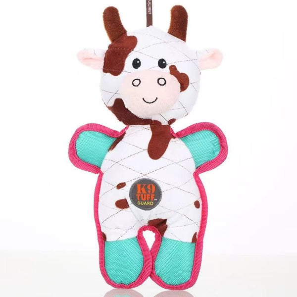 K9 TUFF Guard Milk Cow Squeaky Plush Toy