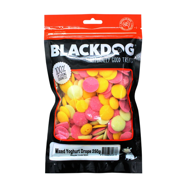Blackdog Mixed Yoghurt Drops 250G
