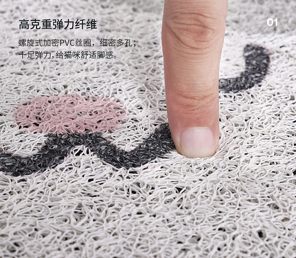 Cat litter mat