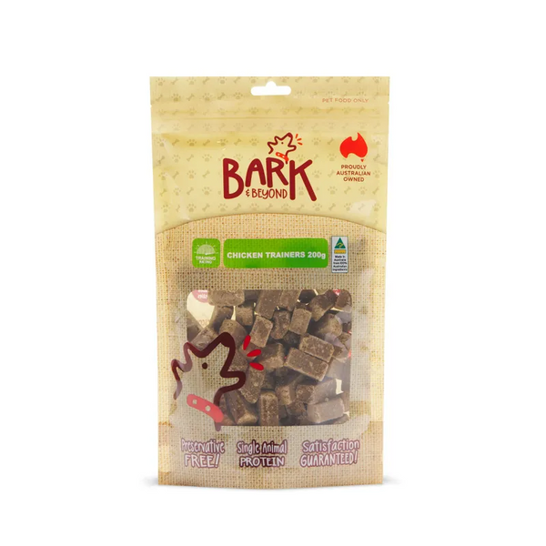 Chicken Trainers 200g-BARK & BEYOND