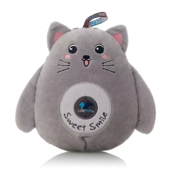 Grey Chubby Dog Plush Toy