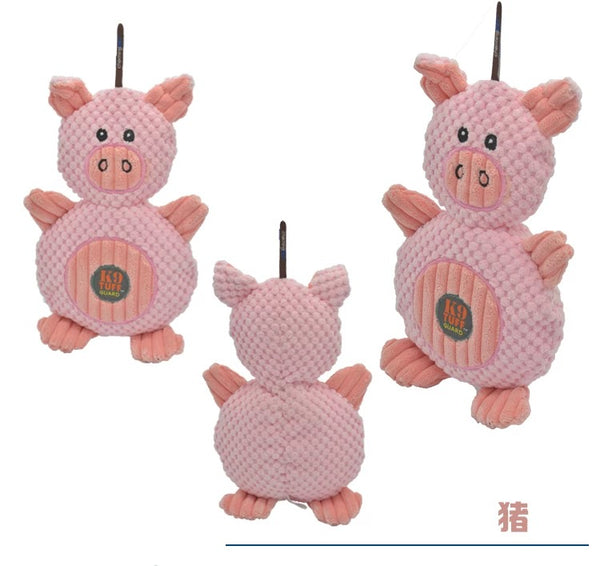 Squeaky Pig Plush Toy
