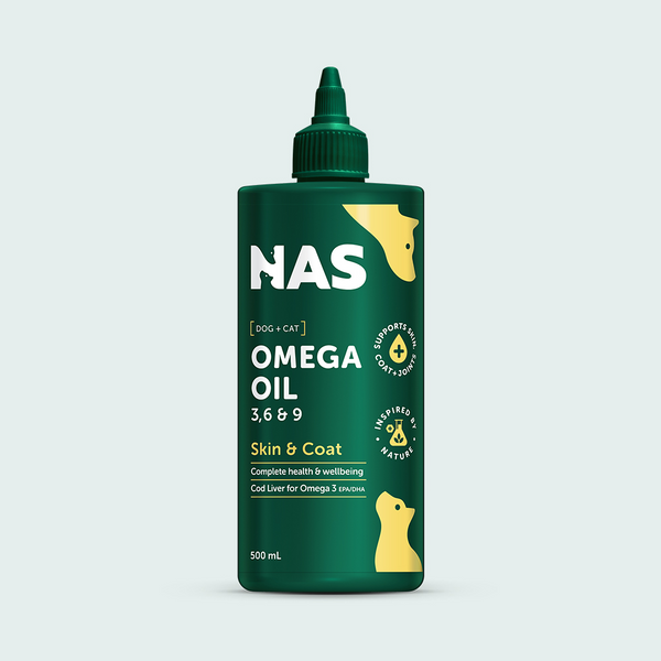 NAS DOG OMEGA OIL 500ML-NATURAL ANIMAL SOLUTIONS