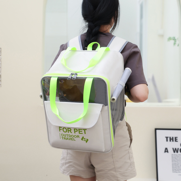 Breathable Foldable Pet Backpack Portable Travel Carrier for Dogs Cats Teddy Outdoor Shoulder Bag