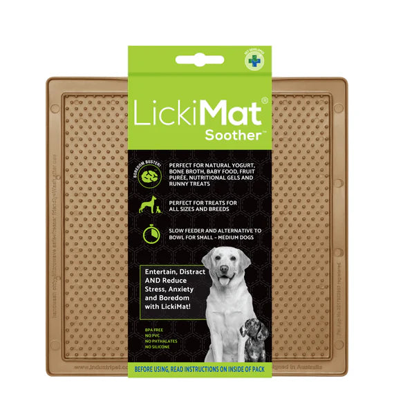 LICKIMAT Soother Classic -Coffee  Dog