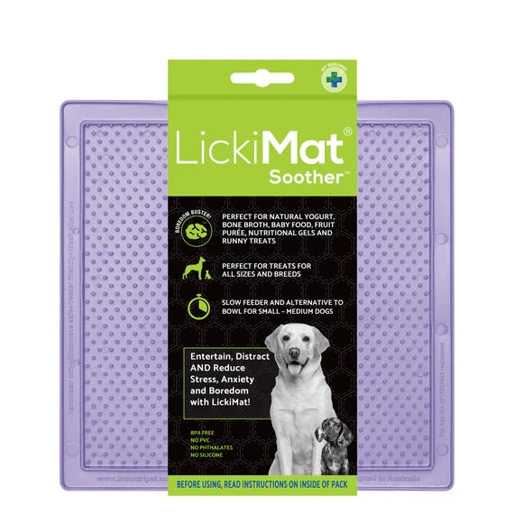 LICKIMAT Soother Classic- Lavender Dog