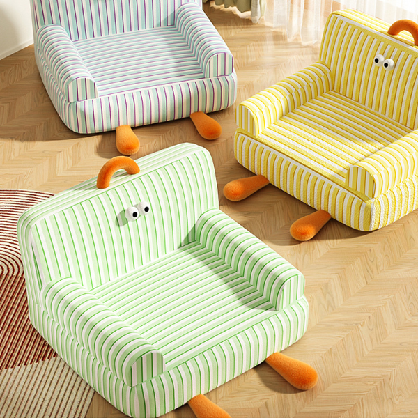 Comfy Pet Lounge Bed-Kawaii Style with Cartoon Legs & Handle