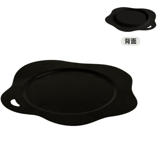 Cartoon Dog Pattern Ceramic Feeding Bowl and Mat