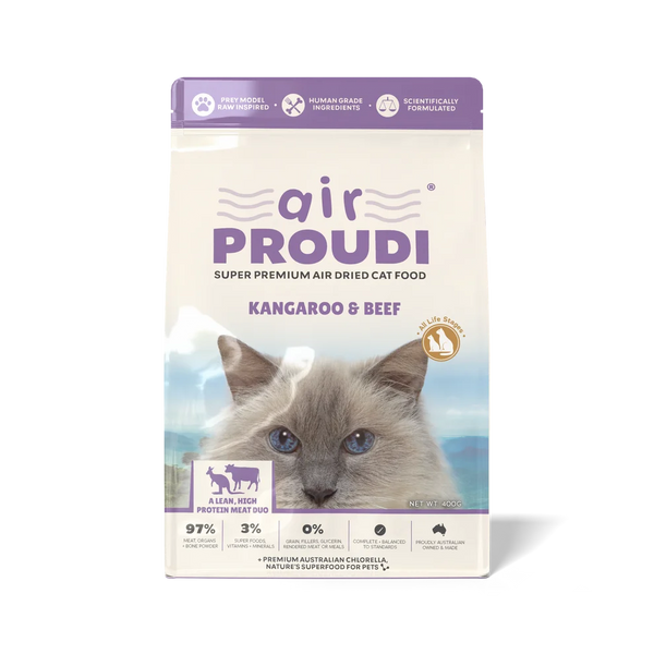 Proudi Kangaroo & Beef Air Dried for Cats