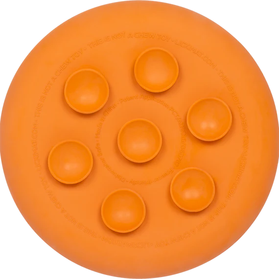 LICKIMAT UFO orange Dog