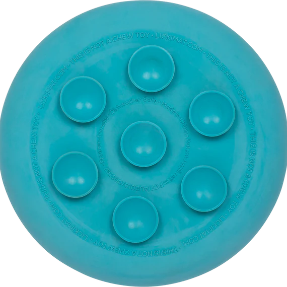 LICKIMAT UFO Turquoise Dog