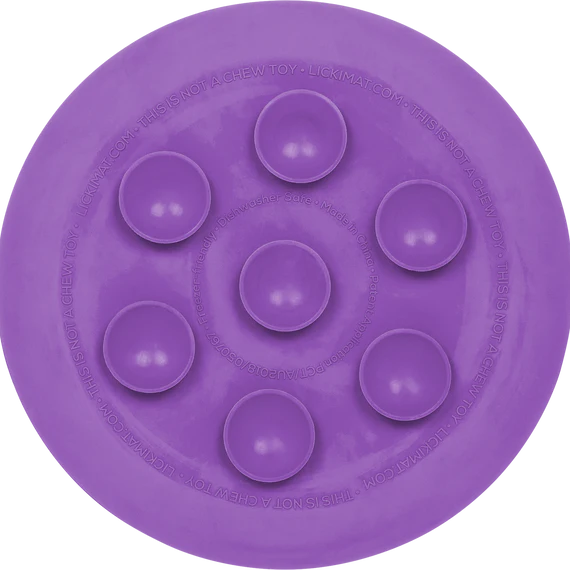 LICKIMAT UFO Purple  Dog