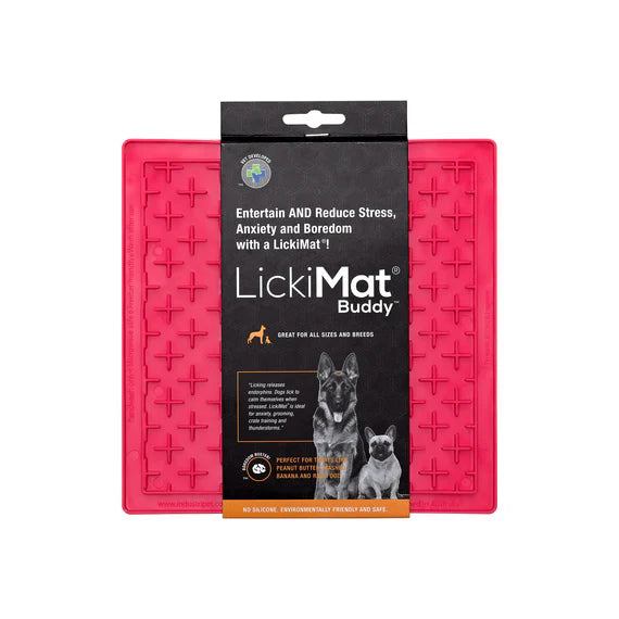 LICKIMAT Buddy Classic -pink Dog