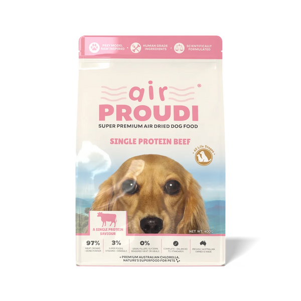 Proudi Single Protein Beef Air Dried for Dogs
