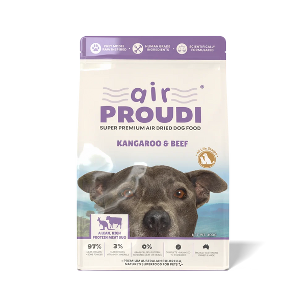 Proudi Kangaroo & Beef Air Dried for Dogs