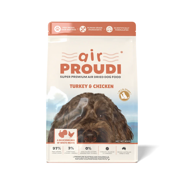Proudi Turkey & Chicken Air Dried for Dogs