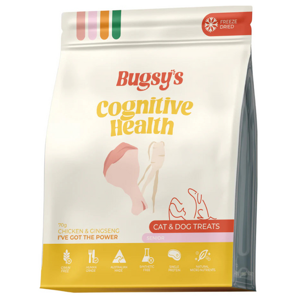 BUGSY'S Freeze Dried Chicken & Ginseng 70G
