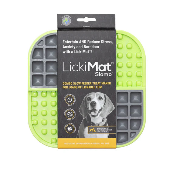 LICKIMAT Slomo -Green Dog
