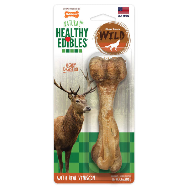Nyabone Healthy Edibles Wild Venison Large 1 Pack 140gm