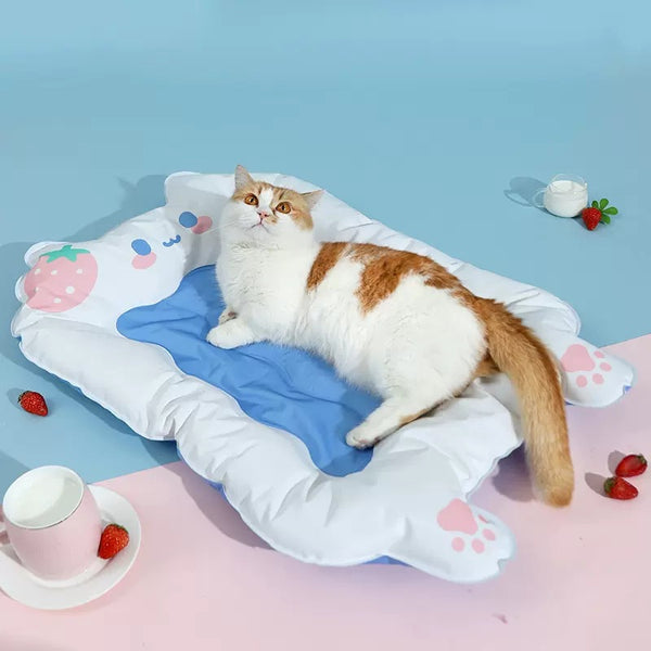 Cooling Mat for Cats and Dogs – Summer Pet Cooling Pad & Sleeping Mat