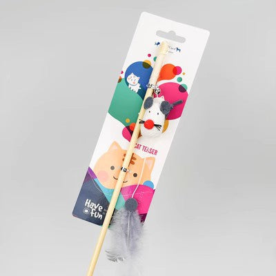 Telescopic Cat Teaser Wand- Little Mouse