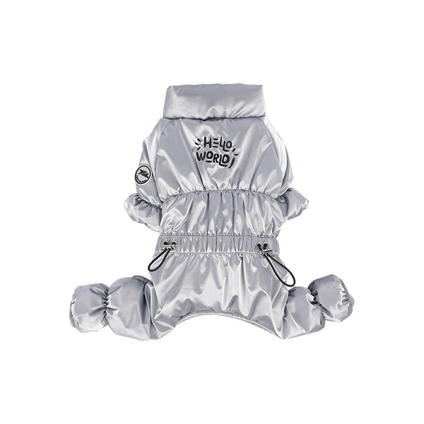 Pet Winter Padded Coat – Silver