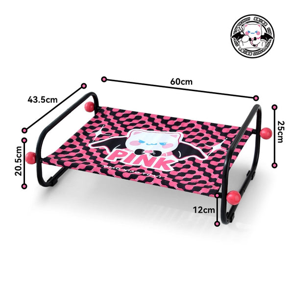 All-Season Elevated Pet Bed – Moisture-Proof Washable Cot for Cats & Small Dogs