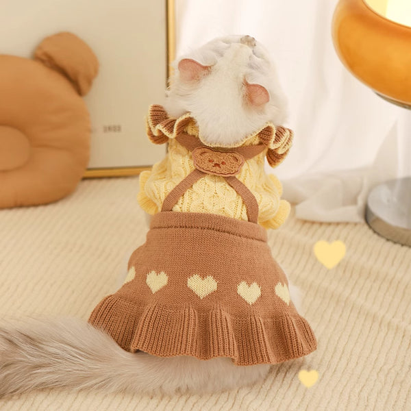 Winter Cat Sweater – Warm Clothes for Kittens, Ragdoll Cats & Small Pets