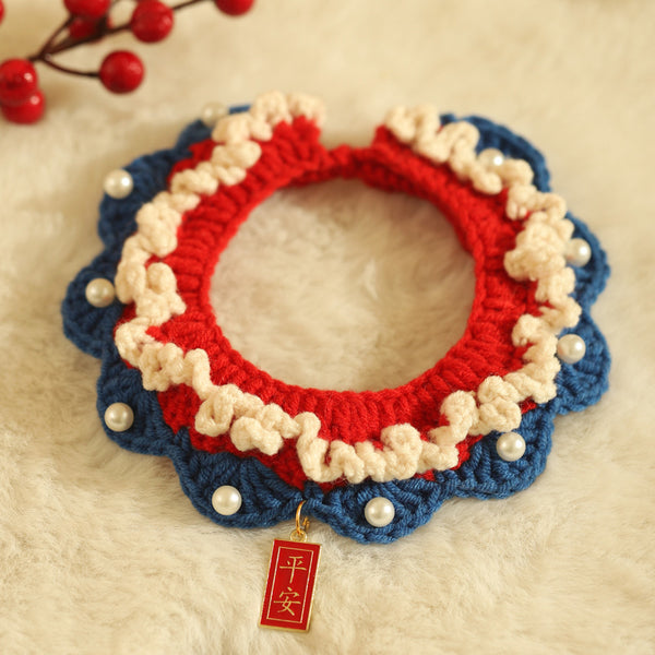 Cat Neck Jewelry & Knitted Scarf Accessory