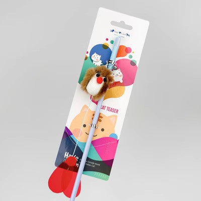 Telescopic Cat Teaser Wand - Hedgehog