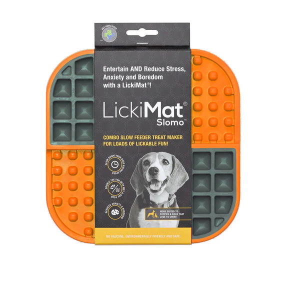 LICKIMAT Slomo -Orange Dog