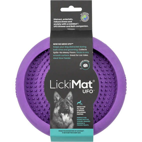 LICKIMAT UFO Purple  Dog